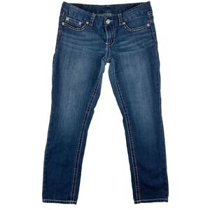 Seven 7 Skinny Low Rise Womens Blue Jeans Size‎ 12